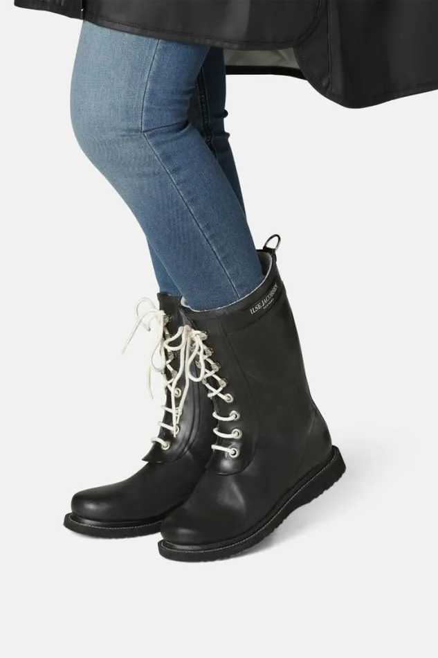 Ilse Jacobsen Rainboots Medium 34 Rubber Boots Black 8211 Women