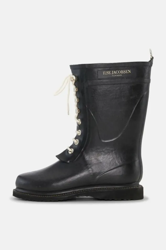 Ilse Jacobsen Rainboots Medium 34 Rubber Boots Black 8211 Women Ilse Jacobsen Rainboots Medium 34 Rubber Boots Black 8211 Women
