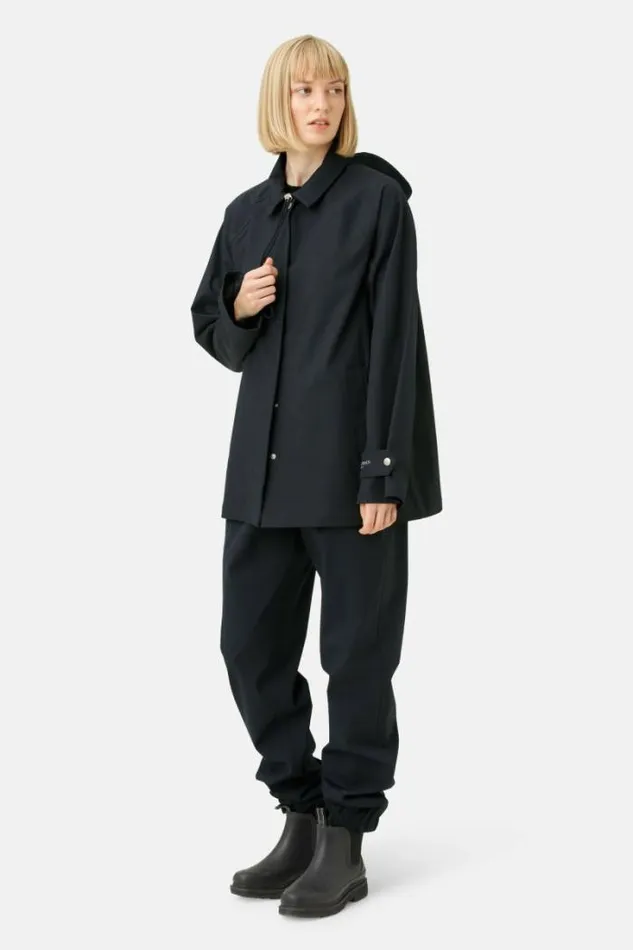 Ilse Jacobsen Raincoats Rain Jacket Dark Indigo 8211 Women