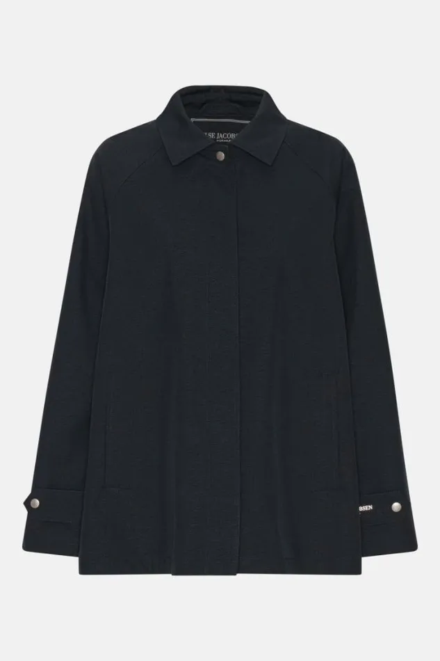 Ilse Jacobsen Raincoats Rain Jacket Dark Indigo 8211 Women Ilse Jacobsen Raincoats Rain Jacket Dark Indigo 8211 Women