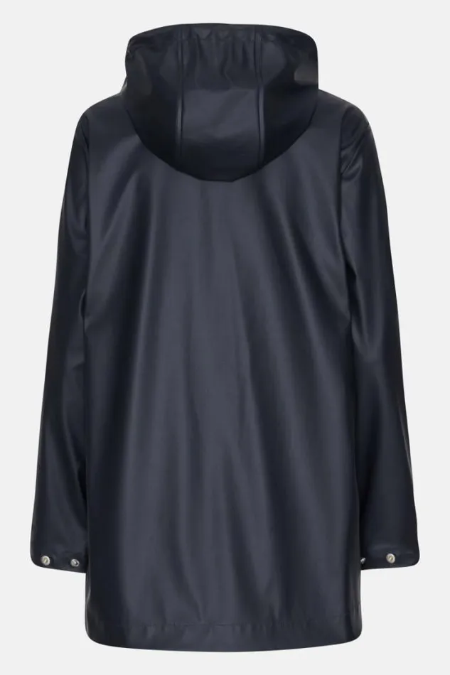 Ilse Jacobsen Raincoats Rain Jacket Dark Indigo 8211 Women Ilse Jacobsen Raincoats Rain Jacket Dark Indigo 8211 Women