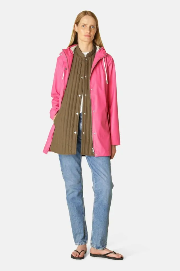 Ilse Jacobsen Raincoats Rain Jacket Magenta 8211 Women Ilse Jacobsen Raincoats Rain Jacket Magenta 8211 Women
