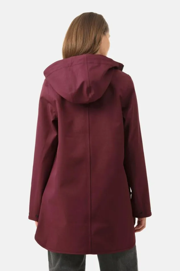Ilse Jacobsen Raincoats Raincoat Maroon Banner 8211 Women
