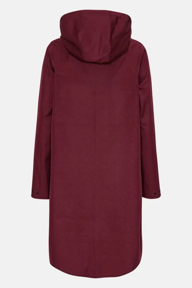 Ilse Jacobsen Raincoats Raincoat Maroon Banner 8211 Women