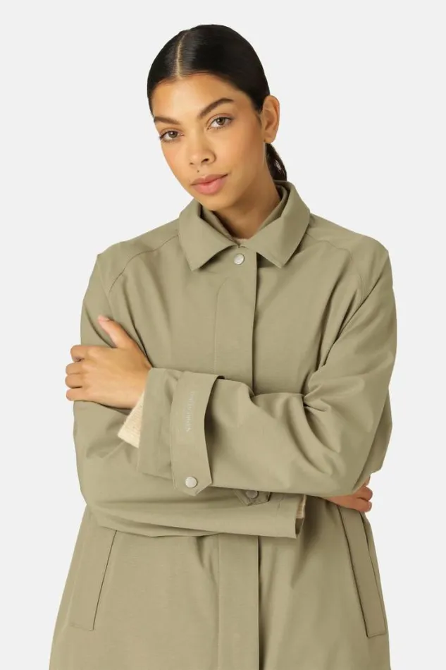 Ilse Jacobsen Raincoats Raincoat Sage 8211 Women