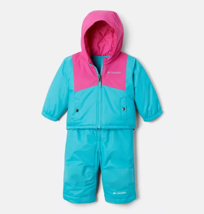 Infant Double Flake Snow Set Geyser Pink Ice Kids Columbia Sportswear Snowsuits and Buntings Infant Double Flake Snow Set Geyser Pink Ice Kids Columbia Sportswear Snowsuits and Buntings