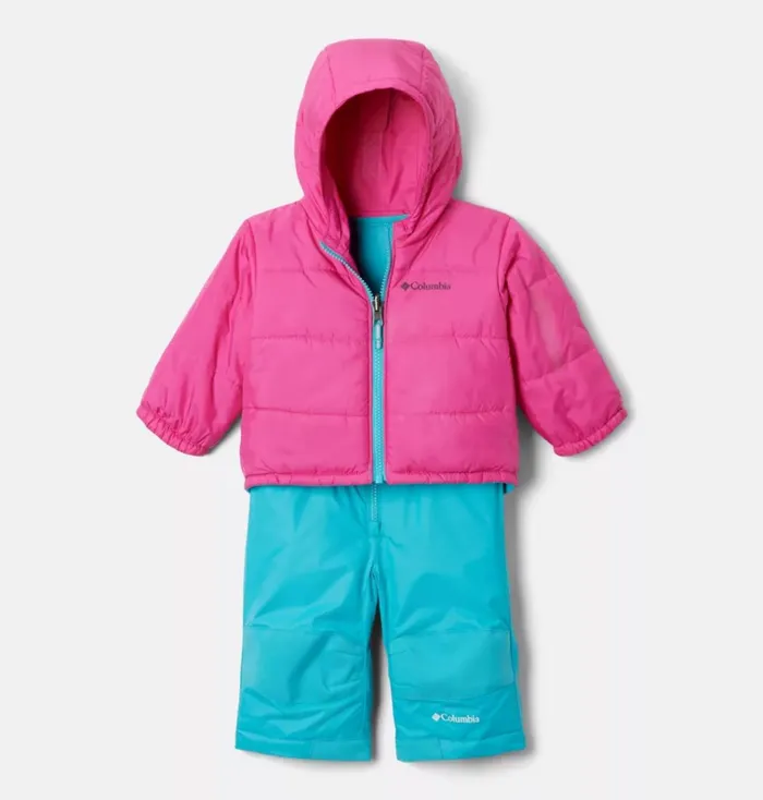 Infant Double Flake Snow Set Geyser Pink Ice Kids Columbia Sportswear Snowsuits and Buntings Infant Double Flake Snow Set Geyser Pink Ice Kids Columbia Sportswear Snowsuits and Buntings