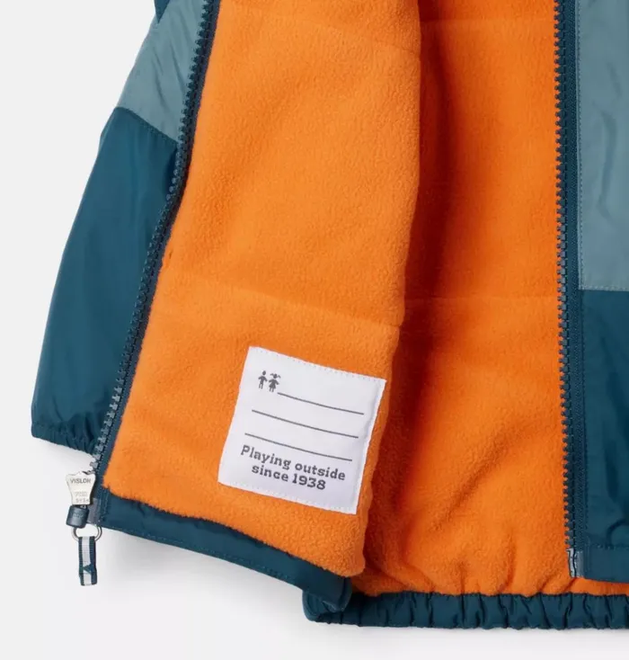 Infant Kitterwibbit II Jacket Metal Night Wave Kids Columbia Sportswear Jackets Infant Kitterwibbit II Jacket Metal Night Wave Kids Columbia Sportswear Jackets