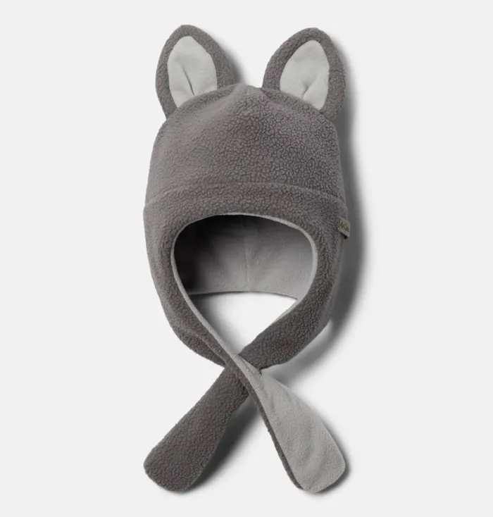 Infant Tiny Animal Beanie II City Grey Columbia Grey Kids Columbia Sportswear Fleece
