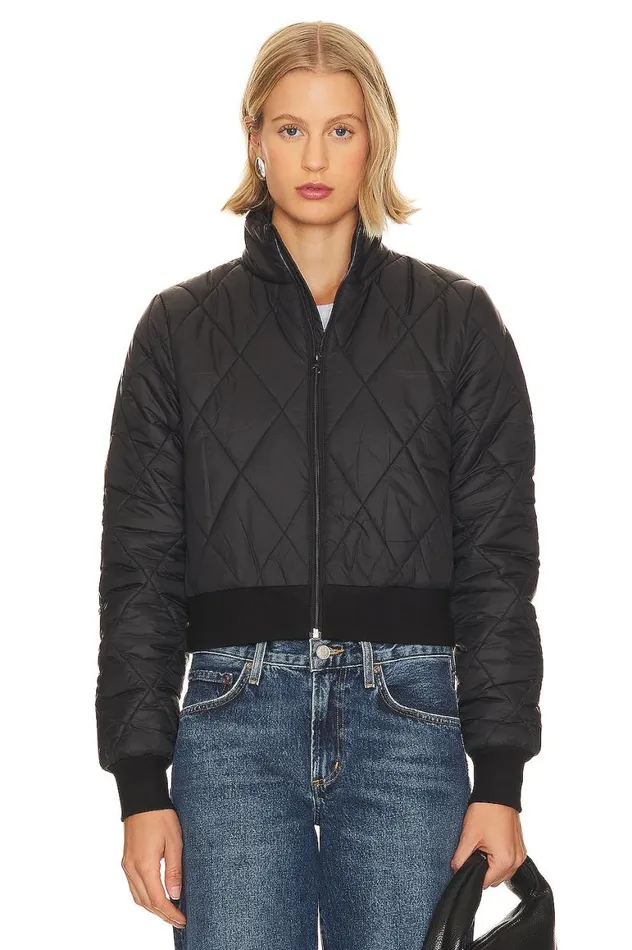 Jackets and Coats Women Lovers and Friends Josette Quilted Jacket Black