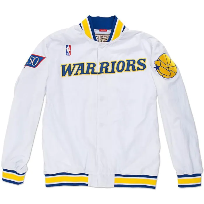 Jackets and Outerwear Men Mitchell and Ness 199697 Authentic Warm Up Jacket Golden State Warriors Jackets and Outerwear Men Mitchell and Ness 199697 Authentic Warm Up Jacket Golden State Warriors