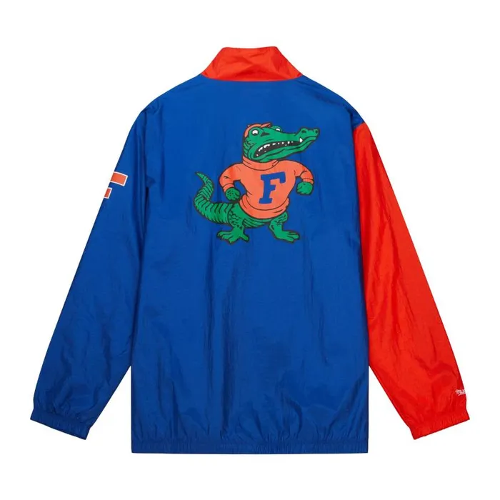 Jackets and Outerwear Men Mitchell and Ness Arched Retro Lined Windbreaker University Of Florida Jackets and Outerwear Men Mitchell and Ness Arched Retro Lined Windbreaker University Of Florida