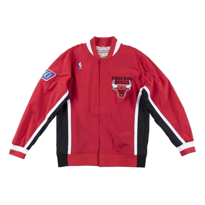 Jackets and Outerwear Men Mitchell and Ness Authentic Warm Up Jacket Chicago Bulls 199697 Jackets and Outerwear Men Mitchell and Ness Authentic Warm Up Jacket Chicago Bulls 199697