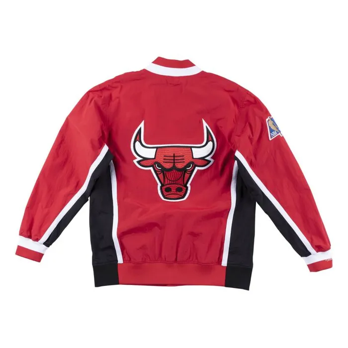 Jackets and Outerwear Men Mitchell and Ness Authentic Warm Up Jacket Chicago Bulls 199697 Jackets and Outerwear Men Mitchell and Ness Authentic Warm Up Jacket Chicago Bulls 199697