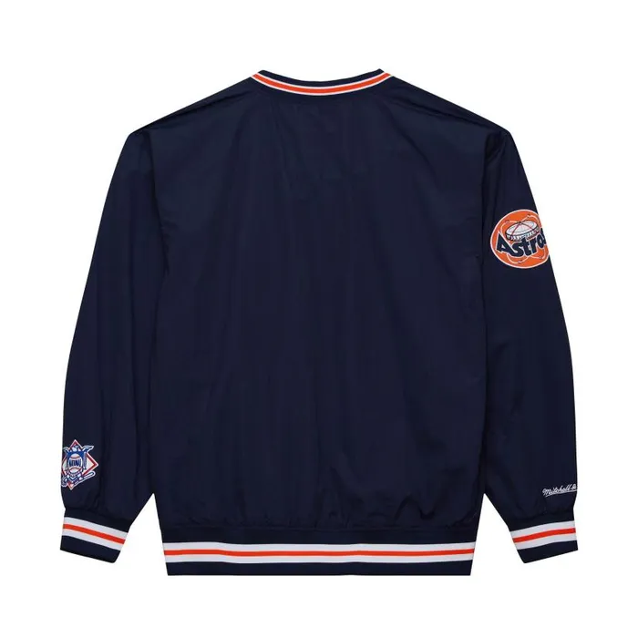 Jackets and Outerwear Men Mitchell and Ness Classic Nylon Pullover Vintage Logo Houston Astros Jackets and Outerwear Men Mitchell and Ness Classic Nylon Pullover Vintage Logo Houston Astros