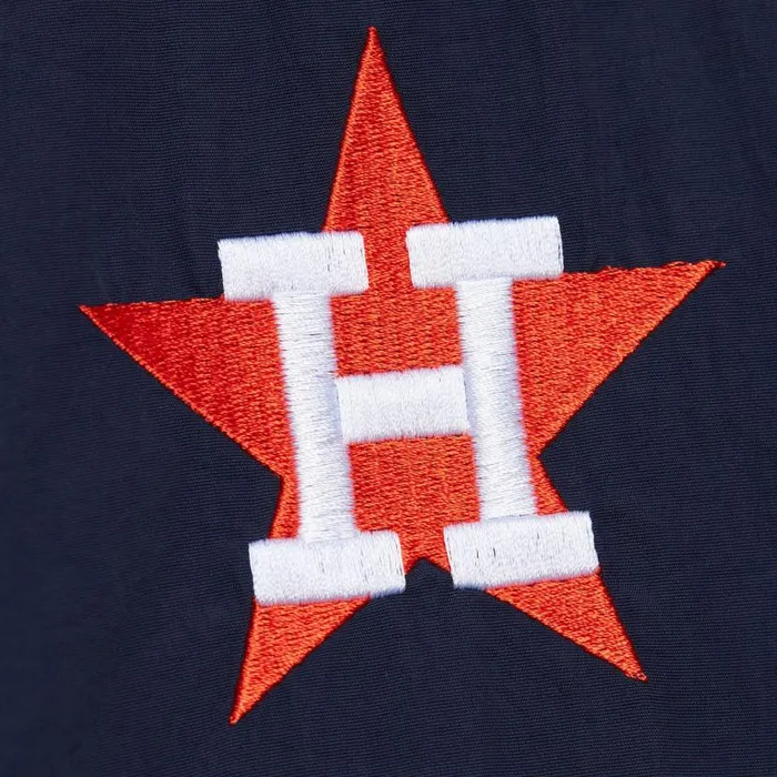 Jackets and Outerwear Men Mitchell and Ness Classic Nylon Pullover Vintage Logo Houston Astros Jackets and Outerwear Men Mitchell and Ness Classic Nylon Pullover Vintage Logo Houston Astros
