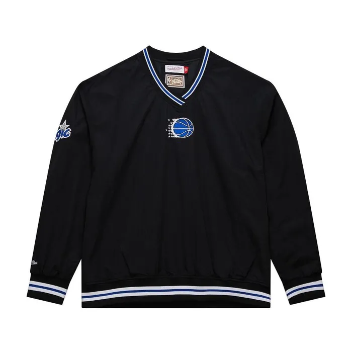 Jackets and Outerwear Men Mitchell and Ness Classic Nylon Pullover Vintage Logo Orlando Magic Jackets and Outerwear Men Mitchell and Ness Classic Nylon Pullover Vintage Logo Orlando Magic