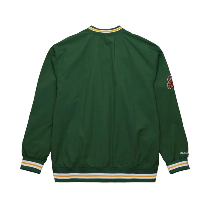 Jackets and Outerwear Men Mitchell and Ness Classic Nylon Pullover Vintage Logo Seattle Supersonics Jackets and Outerwear Men Mitchell and Ness Classic Nylon Pullover Vintage Logo Seattle Supersonics