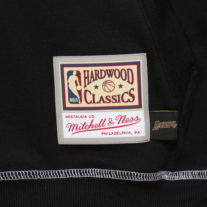 Jackets and Outerwear Men Mitchell and Ness Contrast 2K Zip Up Hoodie Fleece Los Angeles Lakers