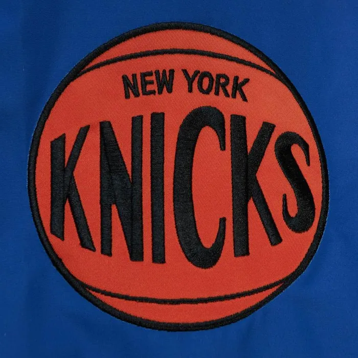 Jackets and Outerwear Men Mitchell and Ness Exploded Logo Warm Up Jacket New York Knicks Jackets and Outerwear Men Mitchell and Ness Exploded Logo Warm Up Jacket New York Knicks