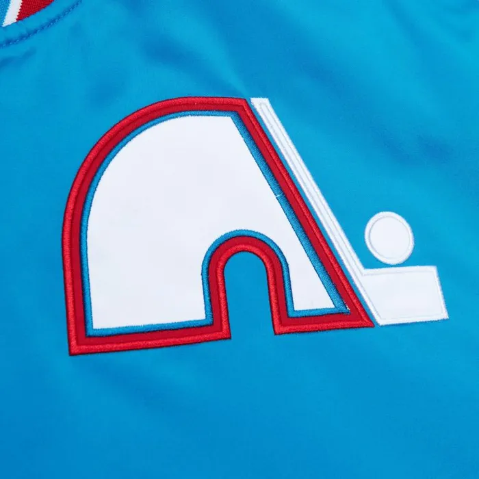 Jackets and Outerwear Men Mitchell and Ness Heavyweight Satin Jacket Quebec Nordiques Jackets and Outerwear Men Mitchell and Ness Heavyweight Satin Jacket Quebec Nordiques