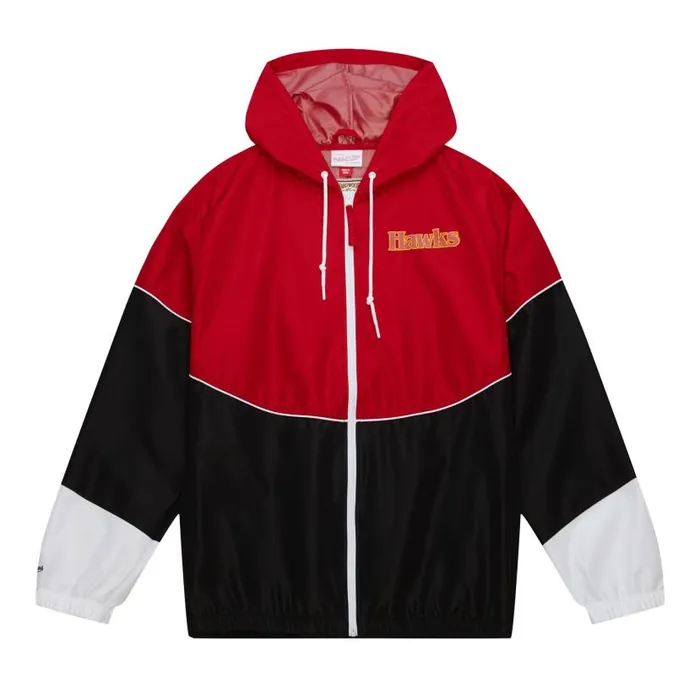 Jackets and Outerwear Men Mitchell and Ness Home Team Lightweight Windbreaker Atlanta Hawks Jackets and Outerwear Men Mitchell and Ness Home Team Lightweight Windbreaker Atlanta Hawks