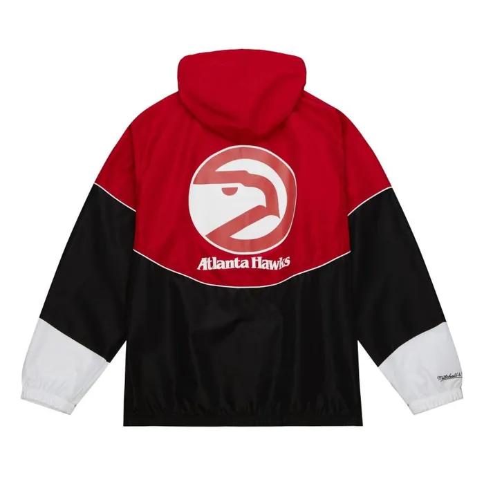 Jackets and Outerwear Men Mitchell and Ness Home Team Lightweight Windbreaker Atlanta Hawks Jackets and Outerwear Men Mitchell and Ness Home Team Lightweight Windbreaker Atlanta Hawks