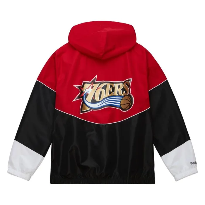 Jackets and Outerwear Men Mitchell and Ness Home Team Lightweight Windbreaker Philadelphia 76ers Jackets and Outerwear Men Mitchell and Ness Home Team Lightweight Windbreaker Philadelphia 76ers