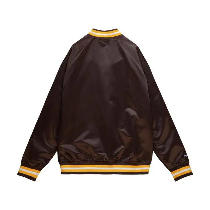 Jackets and Outerwear Men Mitchell and Ness Lightweight Satin Jacket San Diego Padres Jackets and Outerwear Men Mitchell and Ness Lightweight Satin Jacket San Diego Padres