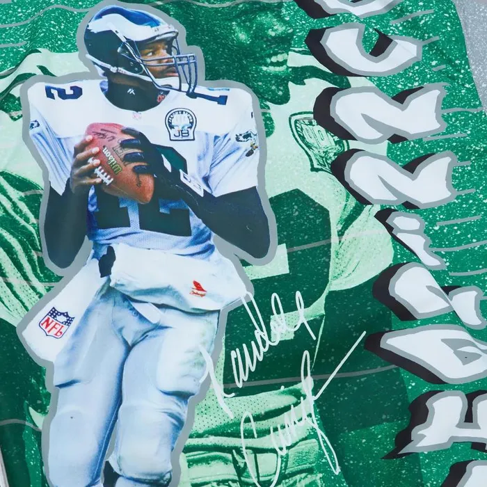 Jackets and Outerwear Men Mitchell and Ness Player Burst Warm Up Jacket Philadelphia Eagles Randall Cunningham Jackets and Outerwear Men Mitchell and Ness Player Burst Warm Up Jacket Philadelphia Eagles Randall Cunningham