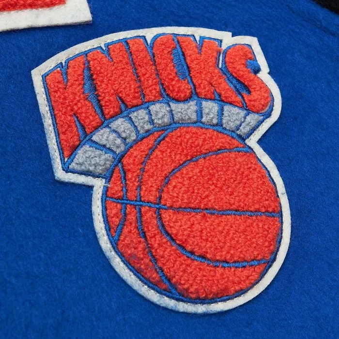Jackets and Outerwear Men Mitchell and Ness Team Legacy Varsity Jacket New York Knicks Jackets and Outerwear Men Mitchell and Ness Team Legacy Varsity Jacket New York Knicks