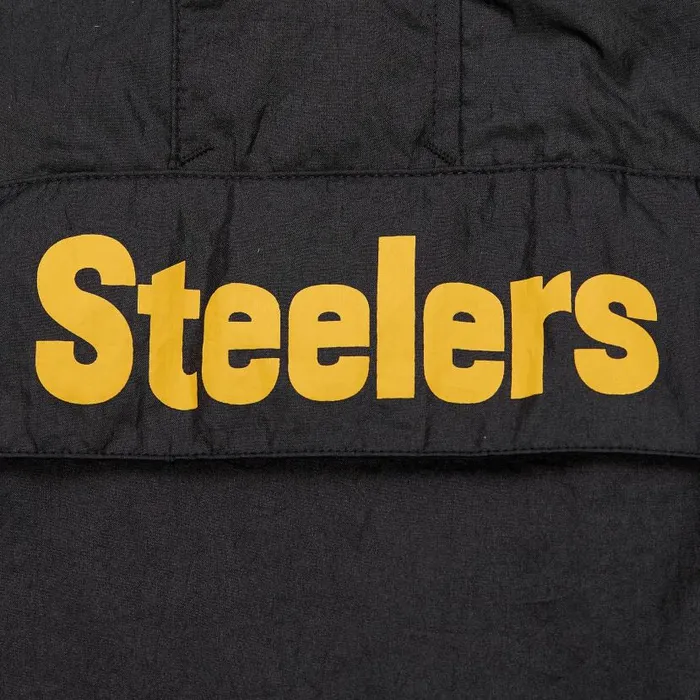 Jackets and Outerwear Men Mitchell and Ness Team OG 20 Anorak Windbreaker Vintage Logo Pittsburgh Steelers Jackets and Outerwear Men Mitchell and Ness Team OG 20 Anorak Windbreaker Vintage Logo Pittsburgh Steelers