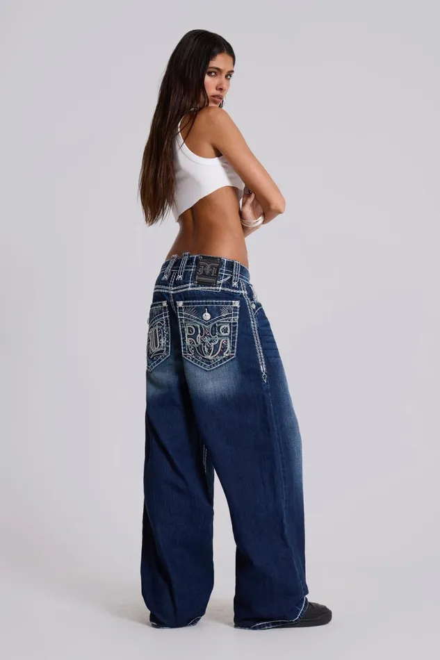 Jaded London Baggy Jeans Rock Revival River Colossus Jeans 8211 Women