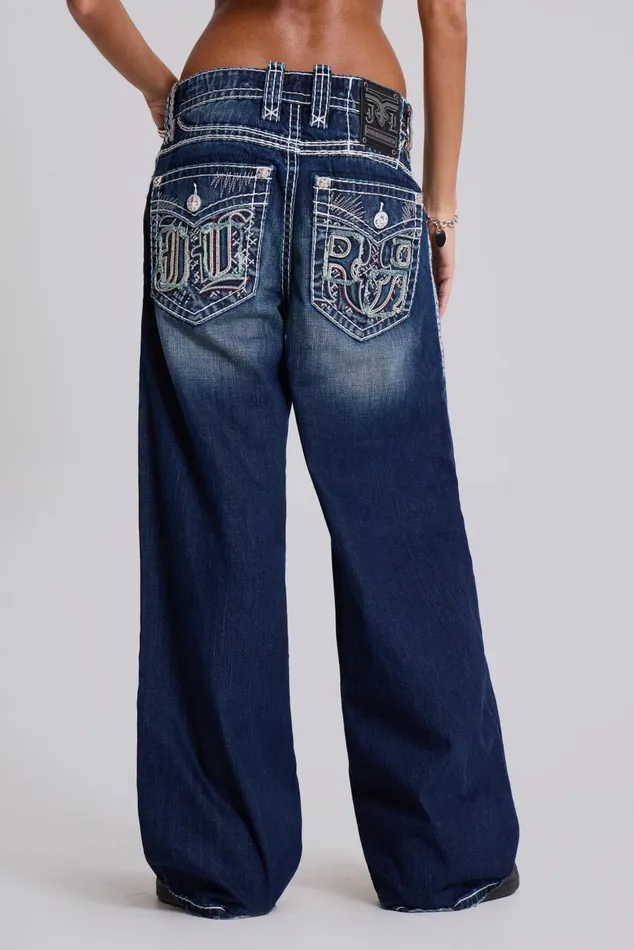 Jaded London Baggy Jeans Rock Revival River Colossus Jeans 8211 Women