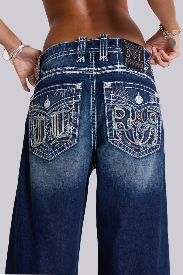 Jaded London Baggy Jeans Rock Revival River Colossus Jeans 8211 Women