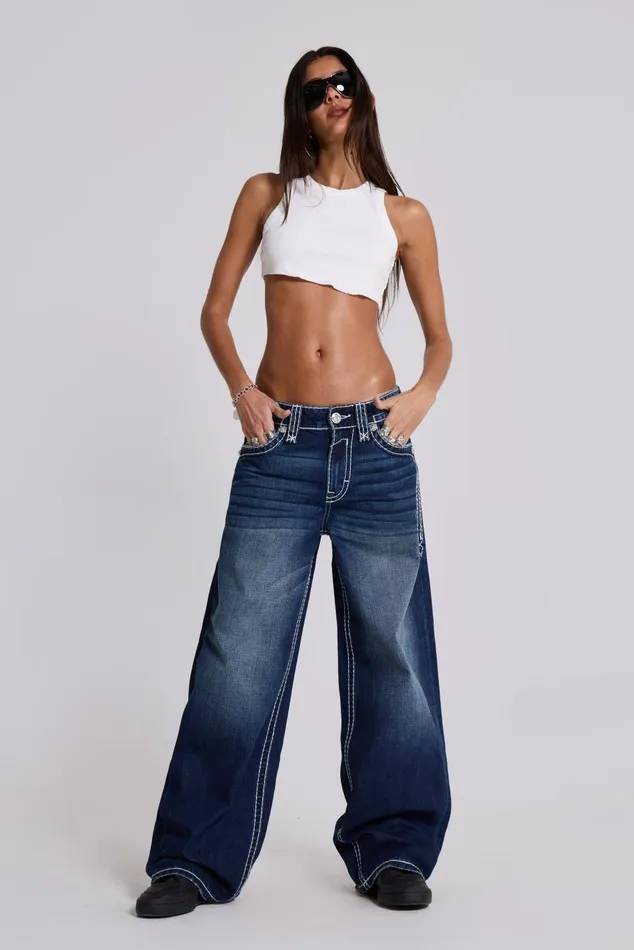Jaded London Baggy Jeans Rock Revival River Colossus Jeans 8211 Women