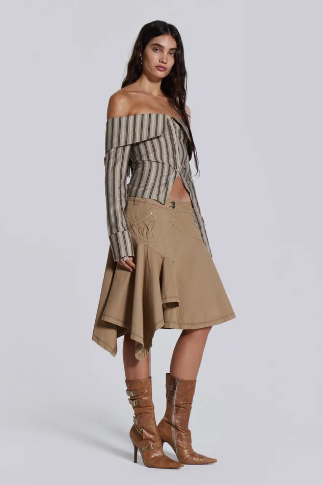 Jaded London Bandeau Tops Emra Off The Shoulder Shirt 8211 Women