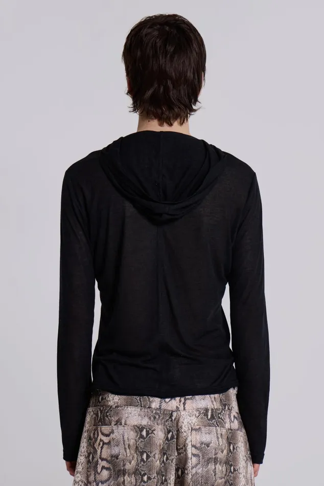 Jaded London Hoodies and Sweatshirts Black Mist Hoodie 8211 Men