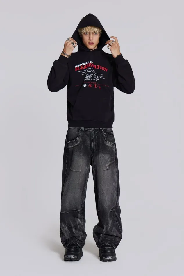 Jaded London Hoodies and Sweatshirts Sleazenation Limited Hoodie 8211 Men