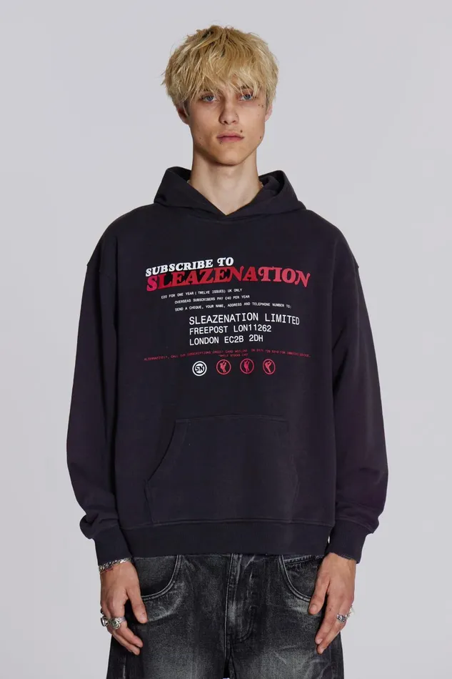 Jaded London Hoodies and Sweatshirts Sleazenation Limited Hoodie 8211 Men