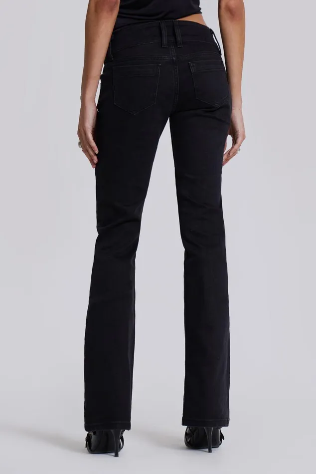 Jaded London Jeans Solid Black Thirteen Jeans 8211 Women