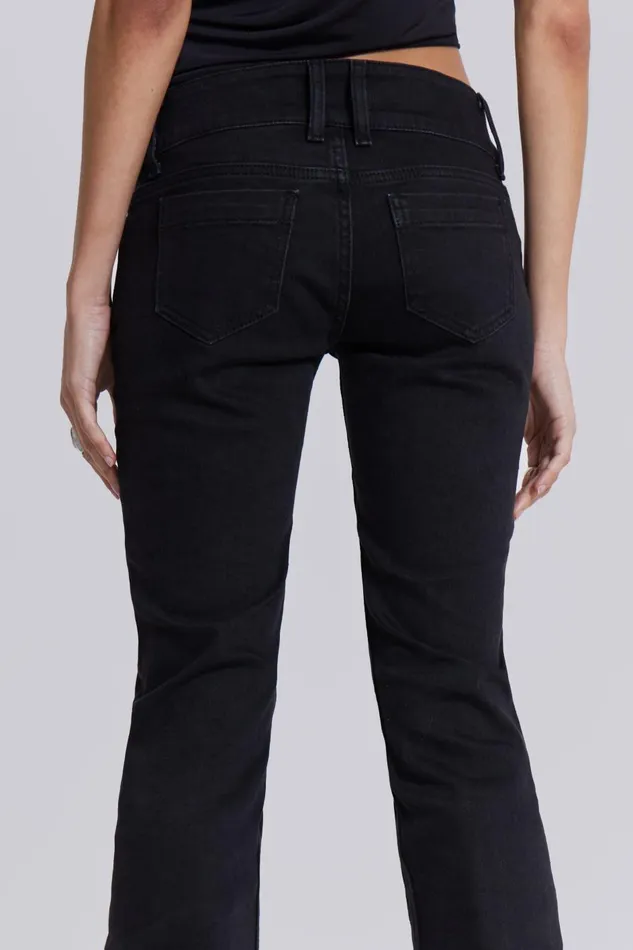 Jaded London Jeans Solid Black Thirteen Jeans 8211 Women