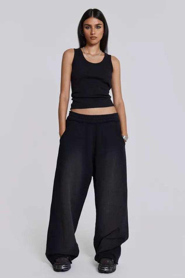Jaded London Loungewear Black Colossus Joggers 8211 Men