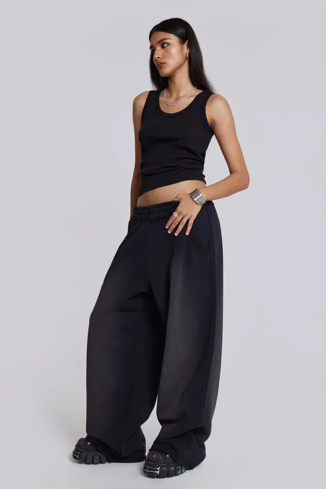Jaded London Loungewear Black Colossus Joggers 8211 Men
