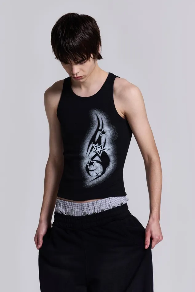 Jaded London TShirts and Vests Shooting Star Tank 8211 Men