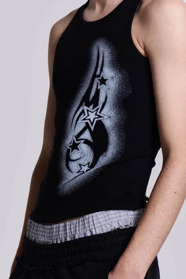 Jaded London TShirts and Vests Shooting Star Tank 8211 Men