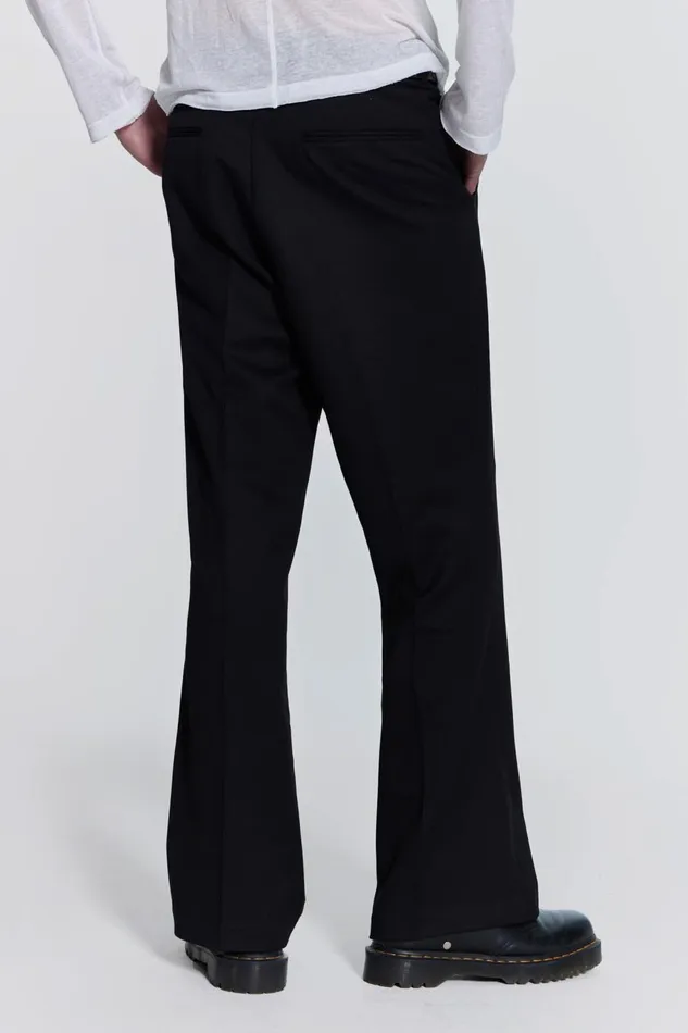 Jaded London Trousers and Pants Black Flared Suit Pant 8211 Men