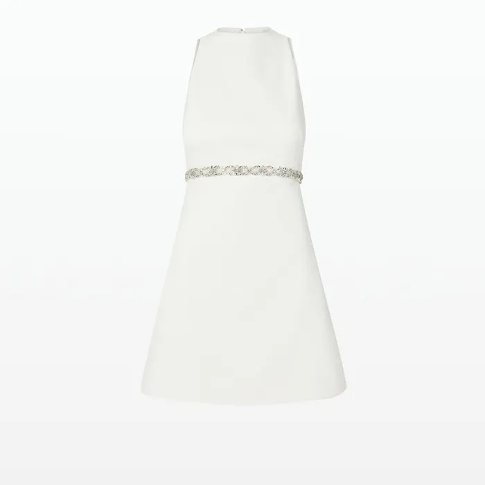 Jasie Ivory Short Dress Women Safiyaa Dresses