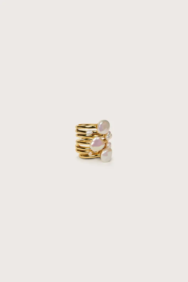 Jewelry Women Cult Gaia IRMA RING 8211 PEARL