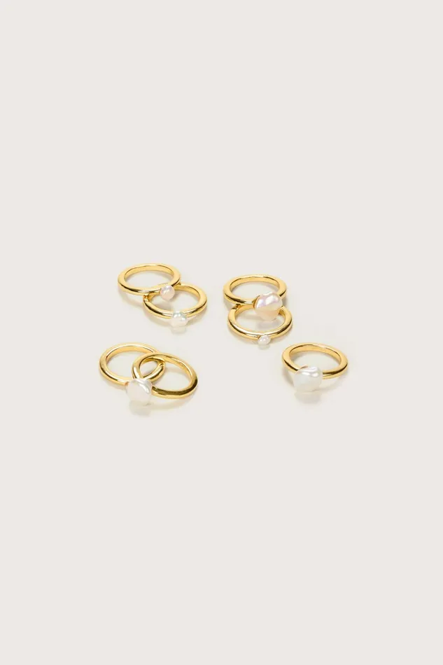 Jewelry Women Cult Gaia IRMA RING 8211 PEARL